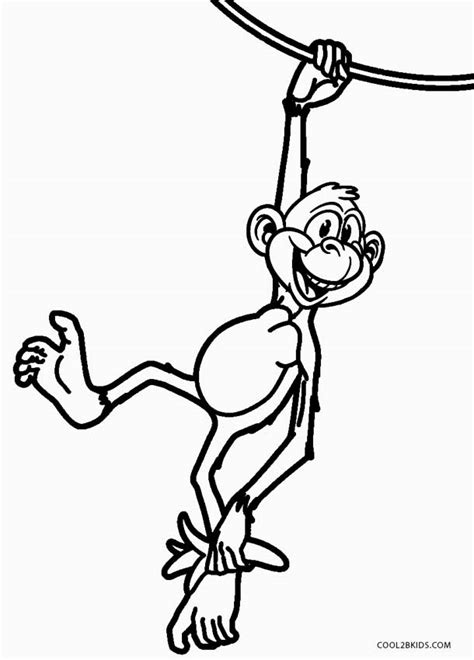 Coloring fun for all ages, adults and children. Free Printable Monkey Coloring Pages for Kids