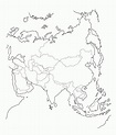 Mapa de de Asia. físico, político y mudo | Descargar e Imprimir Mapas