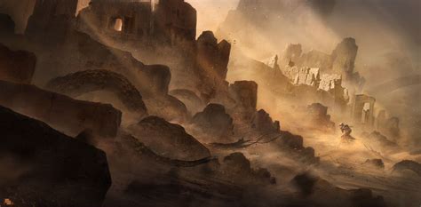 The Digital Art Of Florent Llamas 8 Fantasy Landscape Desert Art