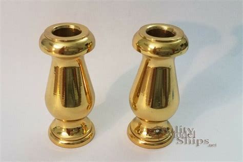 Quality Model Ship Display Pedestals Solid Turned Brass And Chromed