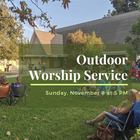 Outdoor Worship Service Sunday November 8 Knox Presbyterian Church