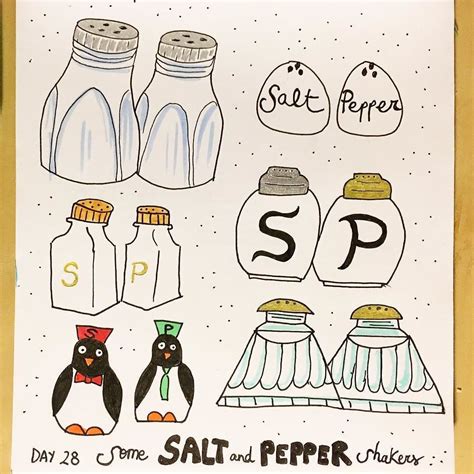 A pepper&carrot drawing done for the daily 'inktober' challenge 2014, find more inktober artworks on my g+ or twitter account. Salt & pepper shakers from yesterday! #cbdrawaday # ...