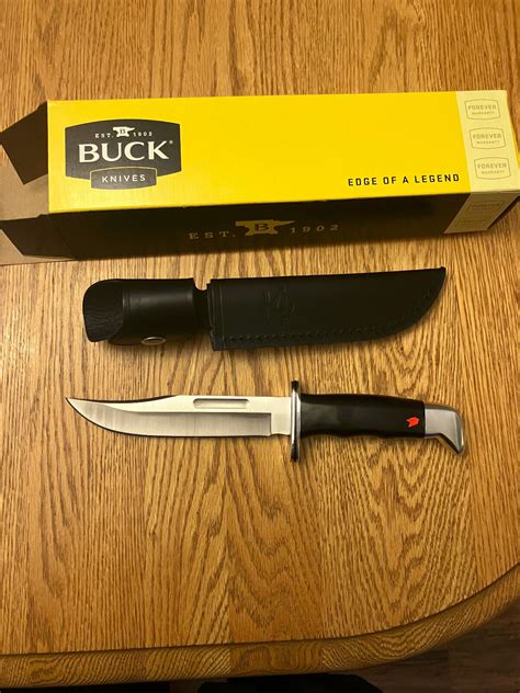 Buck 119bks Special Fixed Blade Knife With Leather Sheath New In Box