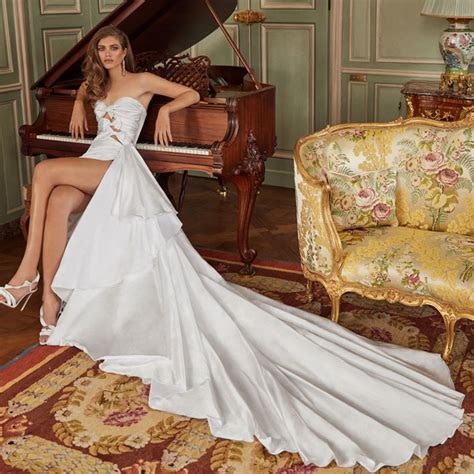 galia lahav bridal couture fall 2020 — fancy white i take you wedding readings wedding