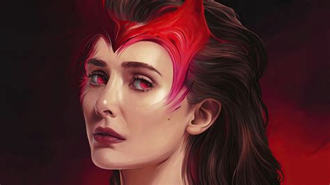 Wandavision 4k Marvel Comics Scarlet Witch Hd Wallpaper Rare Gallery