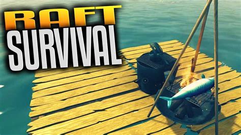 Raft Gameplay Ep 1 Surviving On A Raft Food Water Sharks Lets