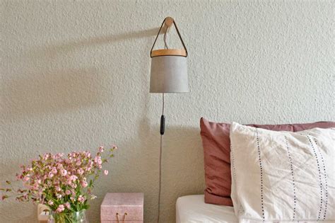 Wall Light Plug In Wall Sconce Scandinavian Design Etsy Plug In