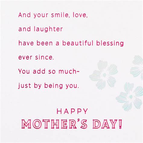 Youre A Beautiful Blessing Mothers Day Card For Daughter In Law Greeting Cards Hallmark