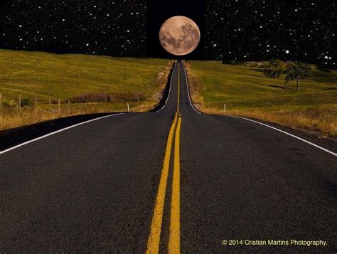 The Road To The Moon Photograph By Cristian Martins
