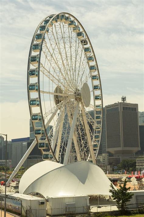 Hong Kong Observation Wheel Editorial Image Image Of Located