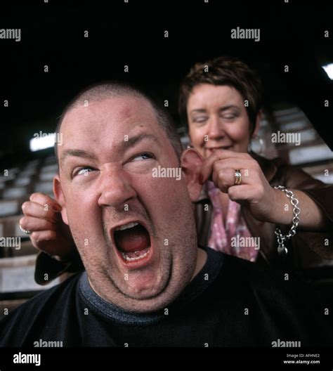 Comedian Johnny Vegas And Sister Stock Photo Alamy