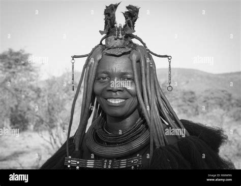 Himba Tribe Black And White Stock Photos And Images Alamy