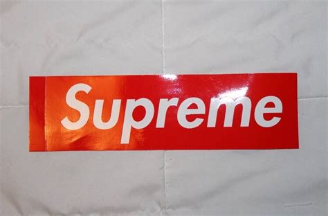 Supreme Box Logo Sticker Grailed