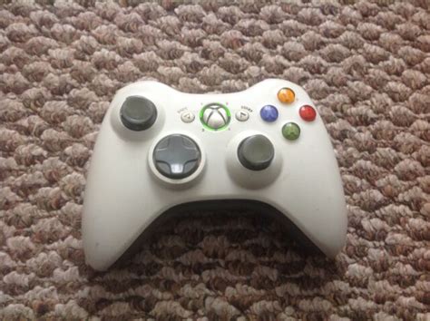 Microsoft Xbox 360 Wireless Controller White Oem Genuine Ebay