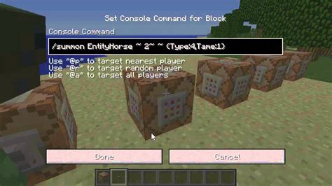 Minecraft 5 Cool Commands For Command Blocks Spawners Ect Youtube