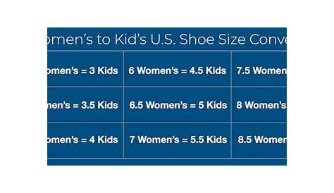 Our Womens to Kids Shoe Size Conversion Chart Will Save You Money