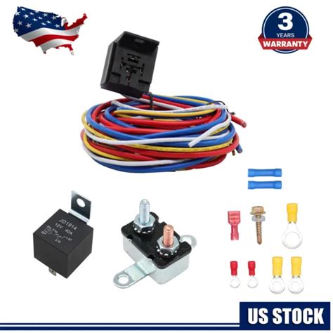 40205g Electric Fuel Pump Harness And Relay Wiring Kit Heavy Duty 18