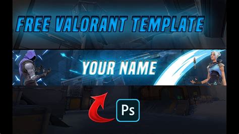 Free Valorant Tamplate Free Valorant Banner Youtube