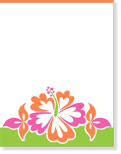 Free Printable Hawaiian Borders Printable Templates