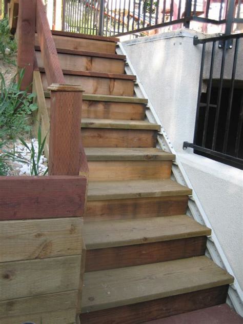 Prefab Wooden Steps For Outside Prefab Stairs Outdoor Home Depot