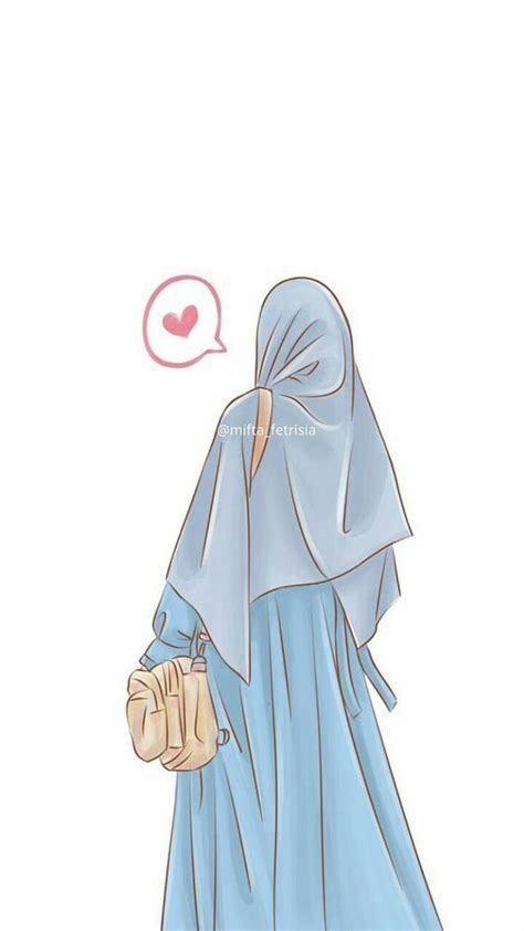 60 Gambar Kartun Muslimah Lucu Terbaru Desain Karakter Wanita Gambar Wanita