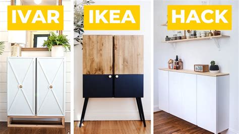 IKEA Hack How To Turn Ivar Cabinets Into A Sideboard Home DIY Blue