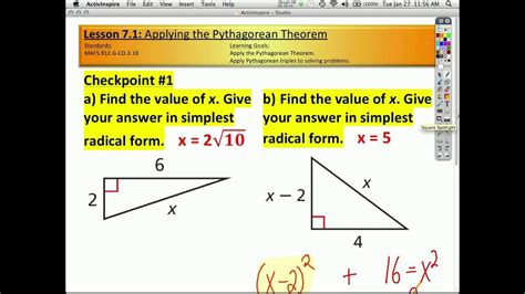 X < −4 or x ≥ −2 ; Geometry Lesson 7.1 Screencast 2014-2015 - YouTube