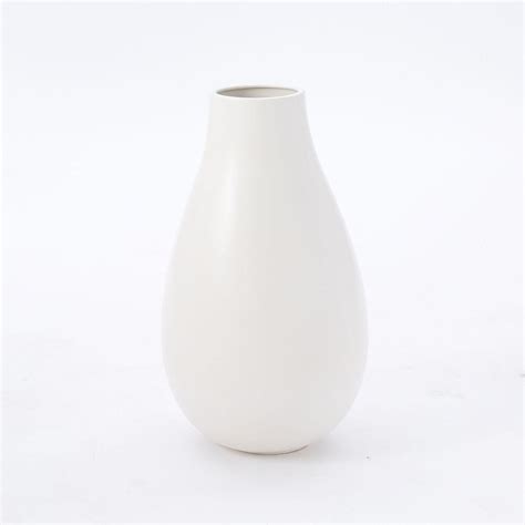 Oversized Pure White Ceramic Vases