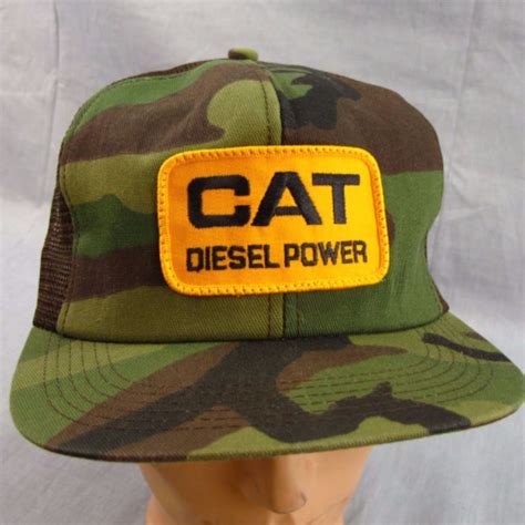 It was a status symbol. Cat Diesel Power Vintage Hat Adjustable Cap Snapback ...