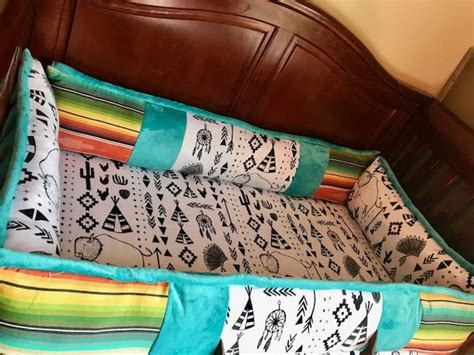 See more ideas about tribal nursery, nursery, new baby products. CowkidsCorral | Tribal baby bedding, Custom baby bedding ...
