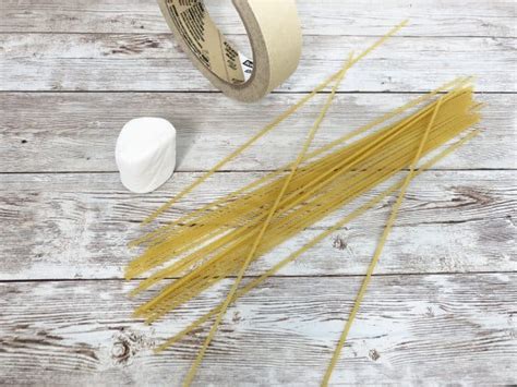 Spaghetti Marshmallow Tower Challenge Little Bins For Little Hands