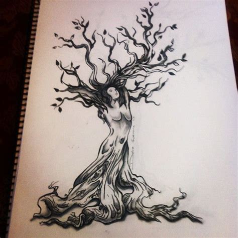Dolce Guevara Sketching The Tree Of Life Tatouage Darbres Tatouage