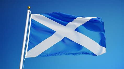 Schottland Flagge Flaggengrafiken Schottlandflagge Schottland Fahne