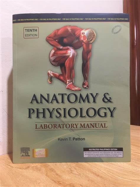 Anatomy And Physiology Laboratory Manual Tenth Edition By Kevin T Patton