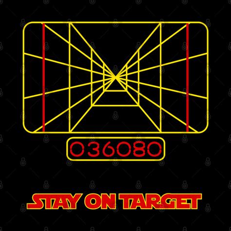 Stay On Target Star Wars Pin Teepublic
