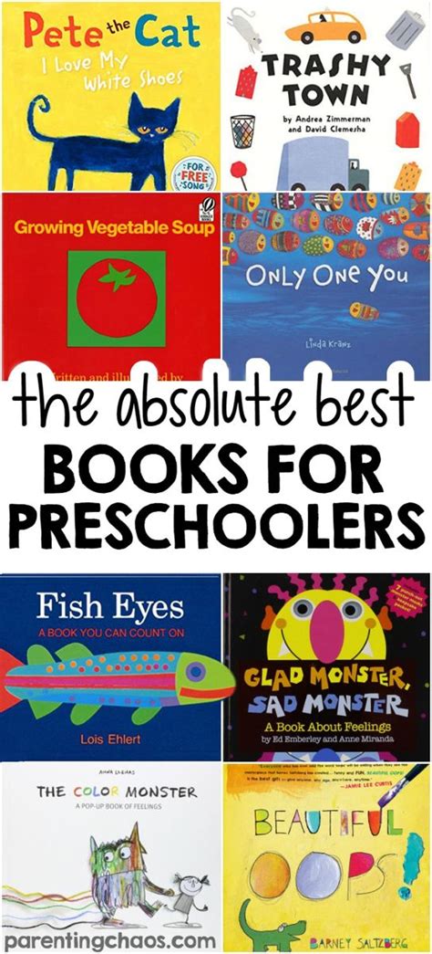 100 Of The Best Books For Preschoolers Preschool Books Preschool