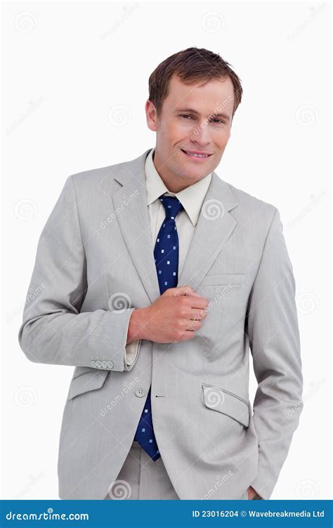 Businessman Standing With Hand In His Pocket Stock Photo Image Of