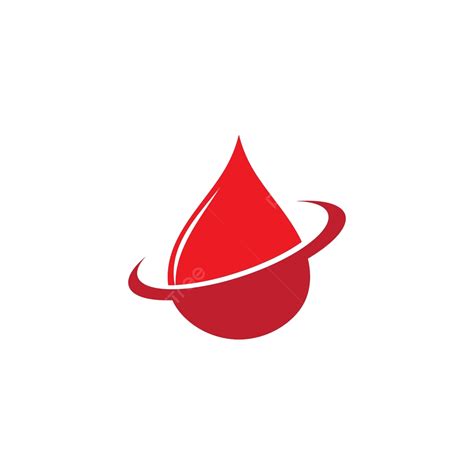 Blood Logo Template Vector Icon Illustration Donor Droplet Assistance