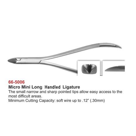 Buy Dentmark Micro Mini Long Handled Ligature Cutter With Tc Dental