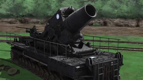 Girls Und Panzer Karl With Wot 183mm Gun Sound Youtube