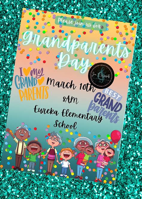 Grandparents Day Invitation Template Etsy