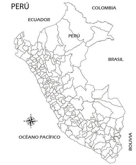 Mapas De Las Regiones Del Perú Para Colorear Perú Mi País