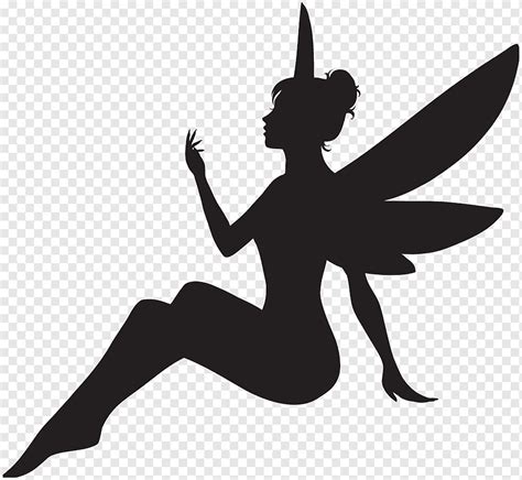 Silhouette Of Fairy Illustration Ilustração Silhueta De Fadas