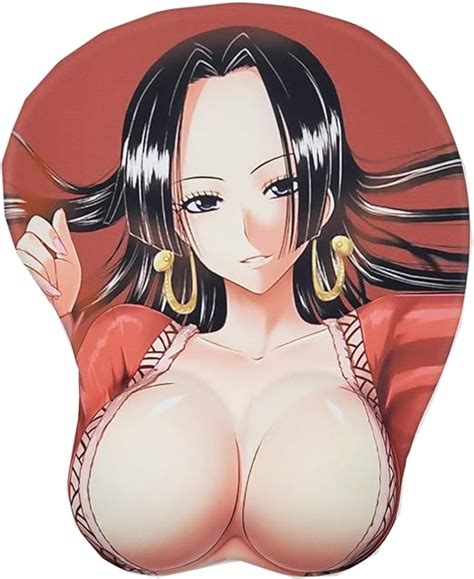One Piece Zoro Nami Boa Mouse Pads With Silicone Gel Wrist Rest 3d Anime Gaming Mousepads 2way