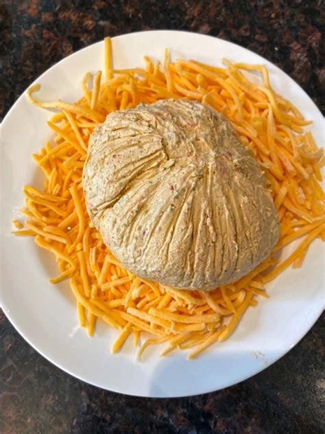 Pumpkin Shaped Cheese Ball Appetizer Keto Melanie Cooks
