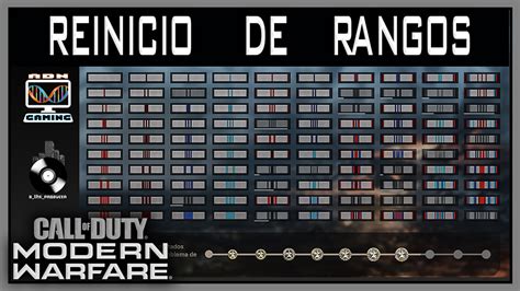 Info Reinicio De Rangos Call Of Duty Modern Warfare