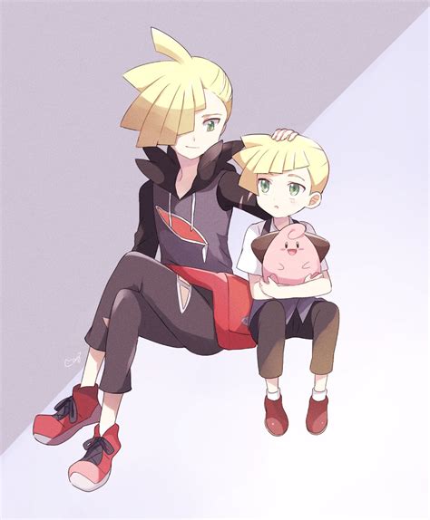 Gladion And His Younger Self Pokémon Sun And Moon Know Your Meme