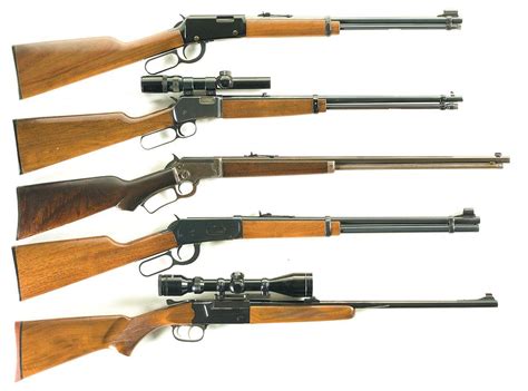 Five Rifles A Henry Lever Action 22 Rifle B Browning