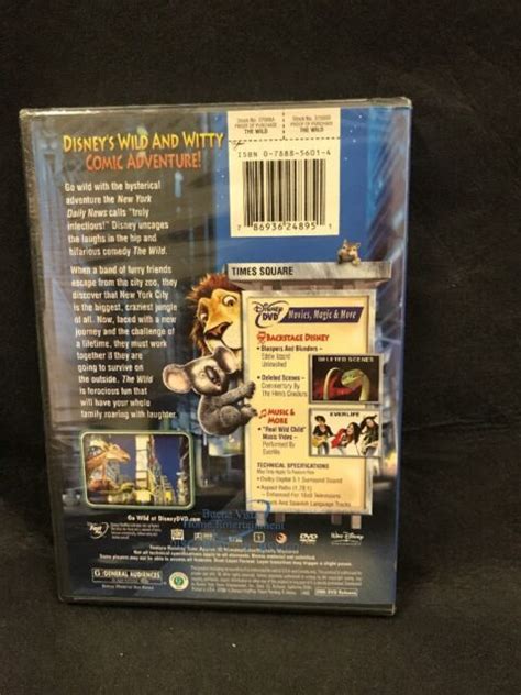 Walt Disney The Wild Dvd In Perfect Condition Disc And Case All