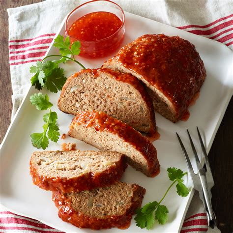 Sweet And Spicy Turkey Meatloaf Recipe Shady Brook Farms